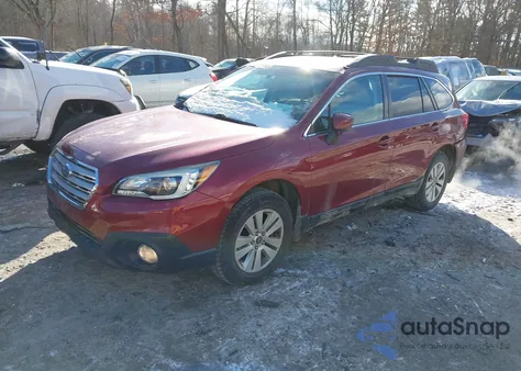 2016 Subaru Outback 2.5I Premium из США, поврежденный, VIN 4S4BSBCC6G3246608